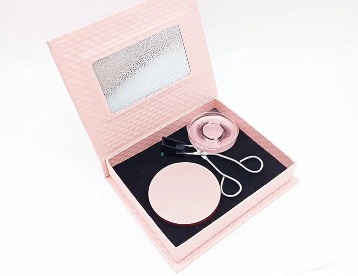 Quantum Magnetic Eyelashes with 3 Pairs and Curling Tool