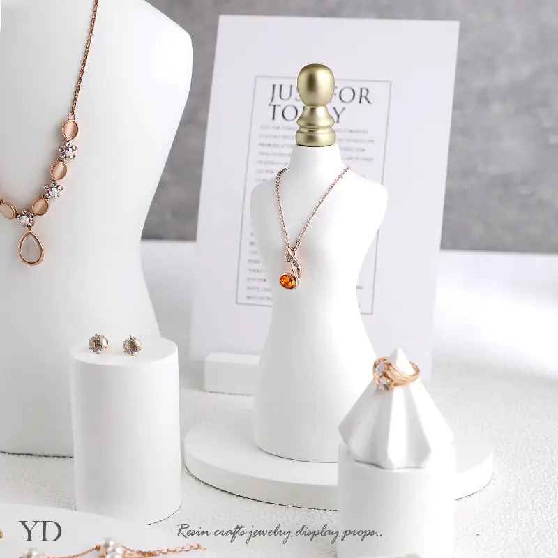 Jewelry Display Stand for Necklaces, Rings, and Earrings