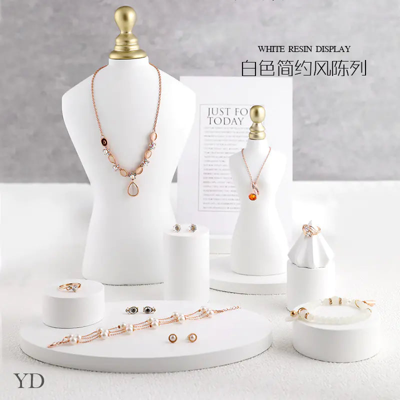 Jewelry Display Stand for Necklaces, Rings, and Earrings