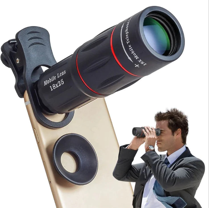 18x Smartphone Telephoto Lens with Smart Focus
